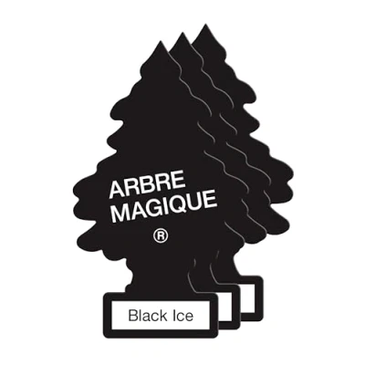 Afbeelding van Wunderbaum 171239 Magische boom, 3 stuks luchtverfrissers voor auto, geurkaarten, Black Classic