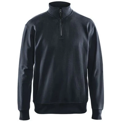 Image de Sweat col camionneur marine foncé
