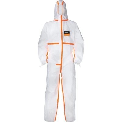 Afbeelding van Uvex Overall Disposable Coveralls Weiß, Orange (98375) XXL