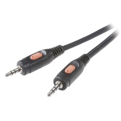 Afbeelding van SpeaKa Professional SP 7870376 Jackplug Audio Aansluitkabel [1x male 3,5 mm 1x mm] 5.00 m Zwart