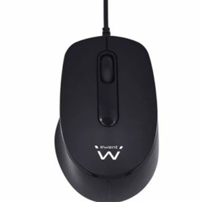 Image de Ewent EW3159 Souris clic silencieux droitiers et gauchers optique 3 boutons filaire USB
