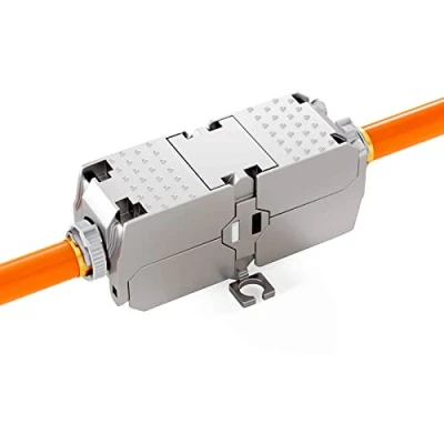 Afbeelding van HB DIGITAL Cat6a 10 Gbit netwerkkabel Connector zonder gereedschap LAN LSA