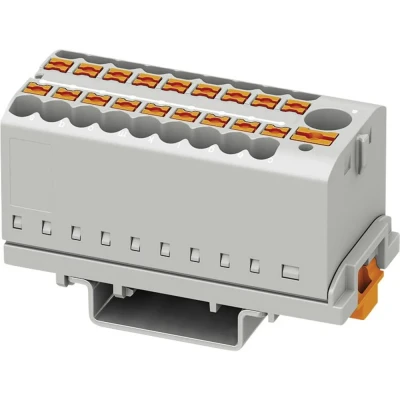 Afbeelding van Phoenix Contact PTFIX 6/18X2,5 NS35 GY 3273110 Verdeelblok 0.14 mm² 2.50 Grijs 8 stuk(s)