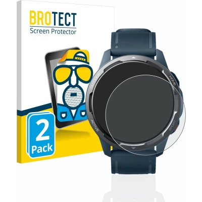 Afbeelding van BROTECT Screenprotector voor Xiaomi Watch S1 Active Folie Beschermfolie matte (2 Stuks)