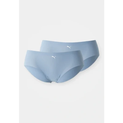 Afbeelding van Puma Women Seamless Hipster 2 PACK Slip, Dames, Maat: Large, Dusk blue