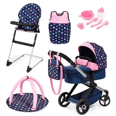 Afbeelding van Xeo Deluxe Set combi poppenwagen