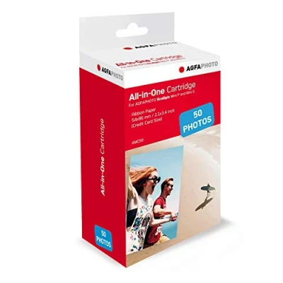 Image de AGFA PHOTO Cartouche et papiers 5,3 x 8,6 cm AMC Compatible Realipix Mini S, P, Kodak Printer 2, Shot