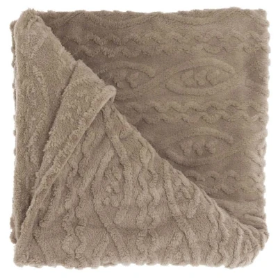 Afbeelding van Unique Living Plaid Pleun Taupe 150x200cm