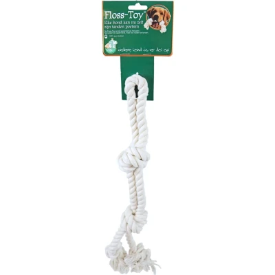 Afbeelding van Floss toy halter klein wit Gebr. de Boon