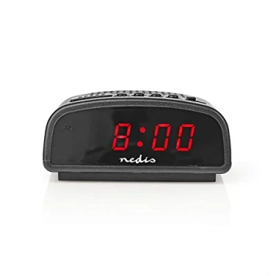 Image de Réveil de bureau numérique Nedis CLDK008BK Noir