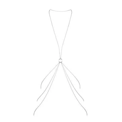 Image de BIJOUX INDISCRETS Magnifique Chaine de Corps en Forme 8, Argent
