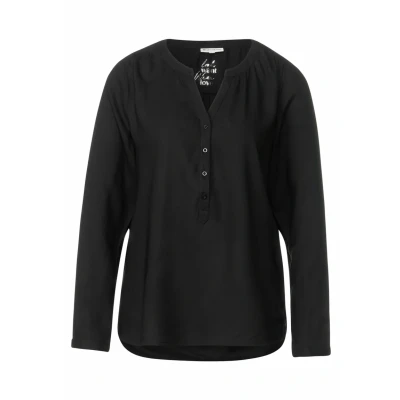 Afbeelding van Street One Unifarbe Blouse, Dames, Maat: 42, Schwarz