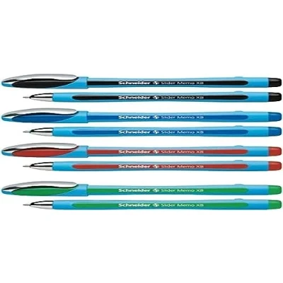 Afbeelding van Balpen Schneider Slider Memo extra breed 1.4mm zwart