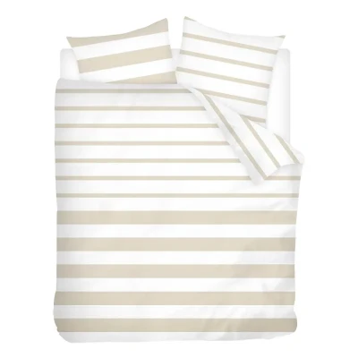 Afbeelding van Snoozing Mandy Dekbedovertrek Lits jumeaux 240x200/220 cm + 2 kussenslopen 65x65 Beige