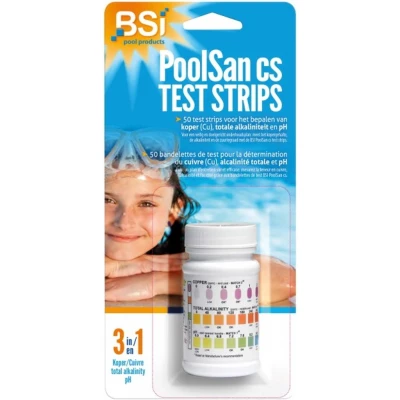 Afbeelding van Bsi Poolsan 3 In 1 Test Strips Zwembad Onderhoud 50 stuks