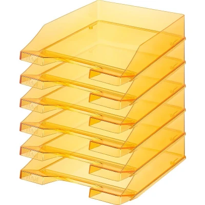 Afbeelding van Han brievenbakje C4 transparant oranje
