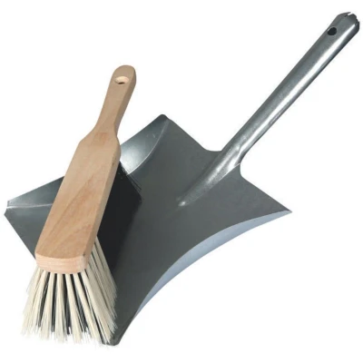 Afbeelding van Stoffer en blik Toolland (Houten borstel, Metalen blik)