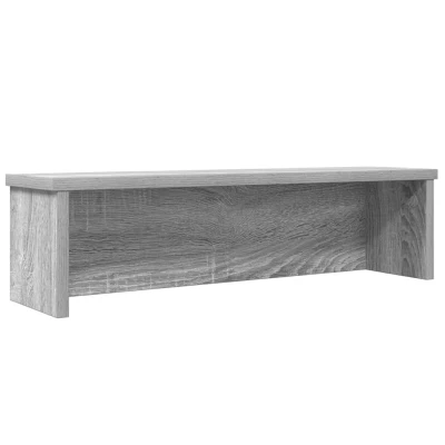 Afbeelding van Keukenrek stapelbaar 50x15x16cm bewerkt hout grijs sonoma eiken