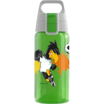 Image de SIGG Gourde pour enfants Viva One DPF Paule Convient les boissons gazeuses Anti fuite Passe au lave vaisselle Sans BPA Sport Vert 0,5 l