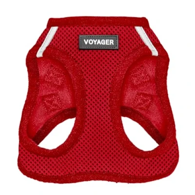 Afbeelding van Voyager Step In Air Hondenharnas door Best Pet Supplies, Harnas voor kleine en middelgrote honden, alle weertypen Rood, S, Borst: 37 40.5 cm