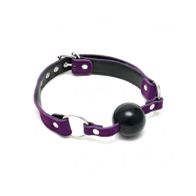 Afbeelding van Rimba Mondknevel met silicone bal Paars