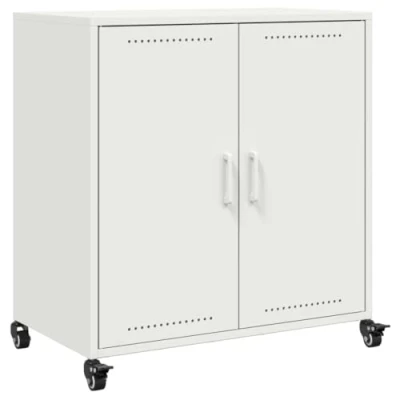 Afbeelding van Dressoir 68,5x39x72 cm koudgewalst staal wit