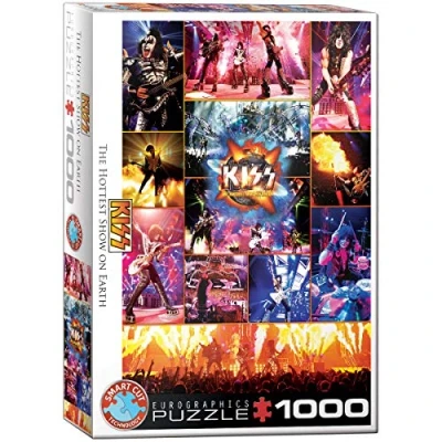 Afbeelding van Eurographics puzzel KISS The Hottest Show on Earth 1000 stukjes