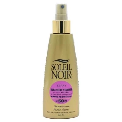 Afbeelding van Soleil Noir Olie Spray Huile Sèche Vitaminée SPF50 150ml