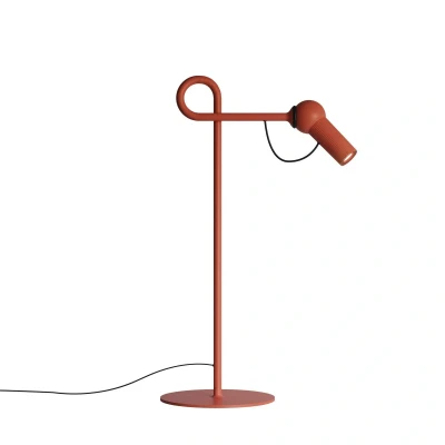 Afbeelding van Kundalini LED tafellamp Bird, baksteenrood, hoogte 48 cm