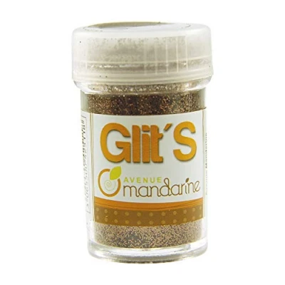 Afbeelding van Avenue Mandarine Glit&#039;s glitter 42511MD, 1fles, 14 g, chocoladebruin