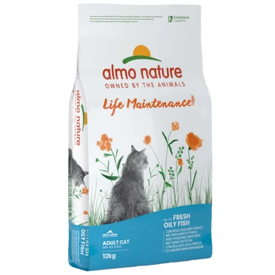 Afbeelding van Almo Nature Holistic Maintenance Kattenvoer Witvis &amp; Rijst 12 kg