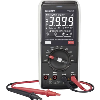 Afbeelding van VOLTCRAFT VC252 Multimeter Digitaal CAT III 600 V Weergave (counts): 4000