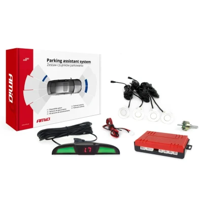 Afbeelding van AMiO 02283 Parkeerassistent Met boor voor en achter sensor, montagehandleiding 4