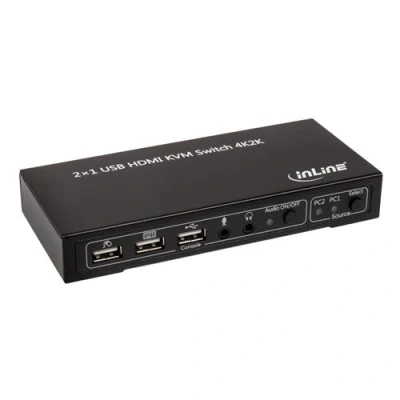 Image de Inline kvm switch, 2 voiehdmi 4k2k avec audio