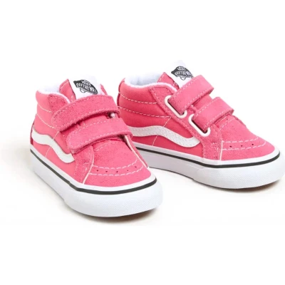 Afbeelding van Vans SK8MID Reissue Unisex Sneakers hoog voor kinderen, Maat: 19, Honeysuckle Leer en textiel