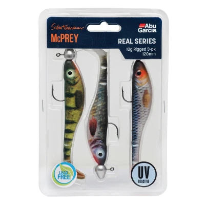 Afbeelding van Abu Garcia Svartzonker McPrey Prerigged (3 pcs) UV Reactive 12mm 10gr Kleur : Real Series