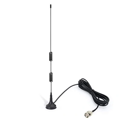 Afbeelding van Bingfu Veicolare BNC mannelijke radioscanner, 20 460 MHz, 470 1300 magnetische basis, compatibel met Uniden Bearcat Whistler Radio Shack Truck Auto Home CB VHF UHF radioamateurs mobiel
