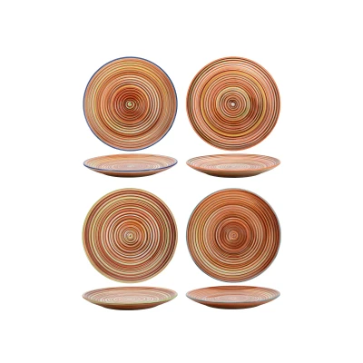 Afbeelding van Cookinglife Ontbijtborden / Dessertborden Rhythm &amp; Lines ø 19 cm 4 Stuks