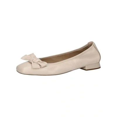 Afbeelding van Caprice Ballerina&#039;s, Dames, Maat: 39, Ecru perl deer Leer