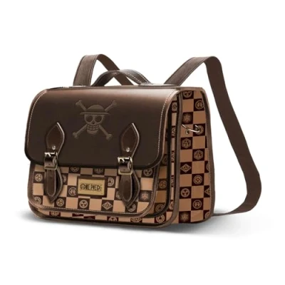Afbeelding van One Piece Chess Satchel Camel Schoudertas 27 x 20 cm, Piece, Size, Rugzak, Kameel Rugzak