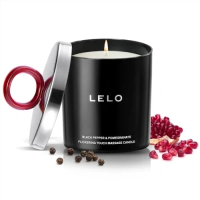 Afbeelding van Lelo Massagekaars Zwarte Peper &amp; Granaatappel (150g)