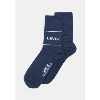 Afbeelding van Levi&#039;s Short CUT LOGO Sport Unisex 2 PACK Sokken, Maat: 43 46, Denim