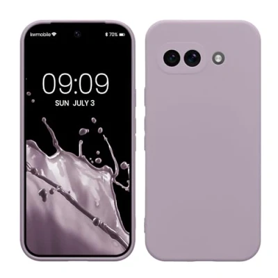 Afbeelding van kwmobile telefoonhoesje geschikt voor Google Pixel 9a Hoesje smartphone Precisie camera uitsnede In lavendel