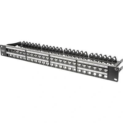 Afbeelding van Digitus DN 91424 48 poorten Netwerkpatchpaneel 483 mm (19) 1 HE Zwart