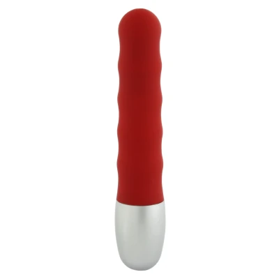 Afbeelding van Seven Creations Discretion Ribbed Stimulator Rood