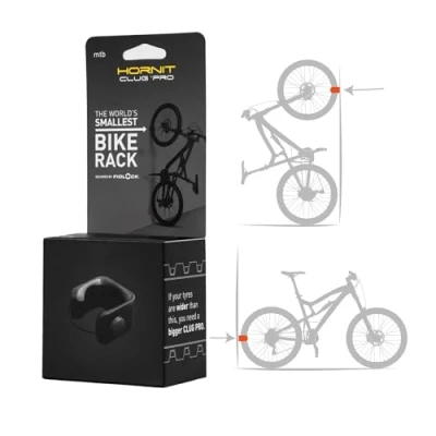 Afbeelding van Clug Pro MTB Fiets Clip voor de muur Zwart
