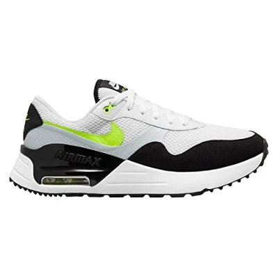 Afbeelding van Nike Air Max Systm, herensneakers, White Black Volt, Pure Platinum