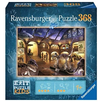 Afbeelding van Ravensburger EXIT Puzzle Kids 12925 Im Naturkundemuseum 368 Teile für Kinder ab 9 Jahren, Kinderpuzzle: meets Mystery