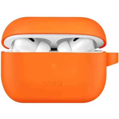 Afbeelding van Uniq Hoesje Siliconen Geschikt voor AirPods Pro 2 Vencer Case oranje