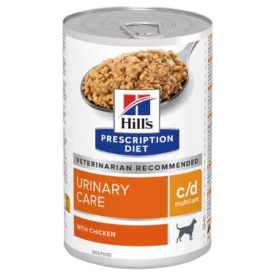 Afbeelding van Hill&#039;s Prescription Diet C/D Multicare Urinary Care Blik Hondenvoer Kip 370 g